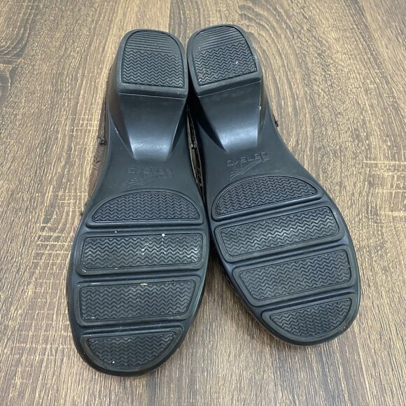 Dansko Clogs Womens 38 Siena Brown Leather Slip On Block Heel Comfort Shoes - Picture 9 of 11